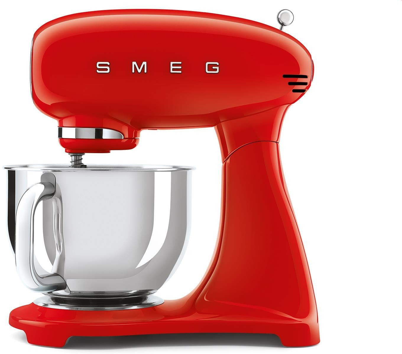 غذا ساز حرفه ای اسمگ ایتالیا مدل SMEG SMF03RDEU | چندکاره با کاسه استیل 4.8 لیتری | رنگ قرمز | طراحی کلاسیک